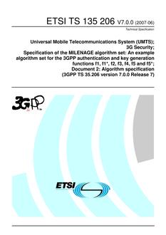 ETSI TS 135 206