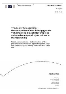 DANSK DS/CEN/TS 15082
