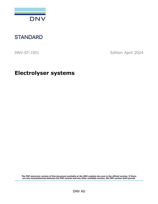 DNV DNV-ST-J301