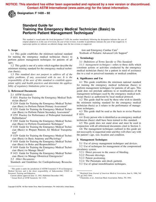 ASTM F1420-92