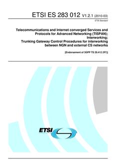 ETSI ES 283 012