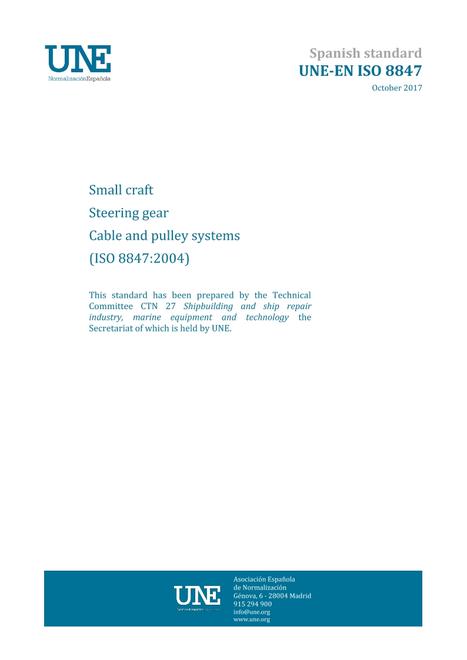 AENOR UNE-EN ISO 8847