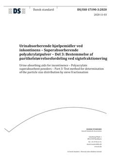 DANSK DS/ISO 17190-3