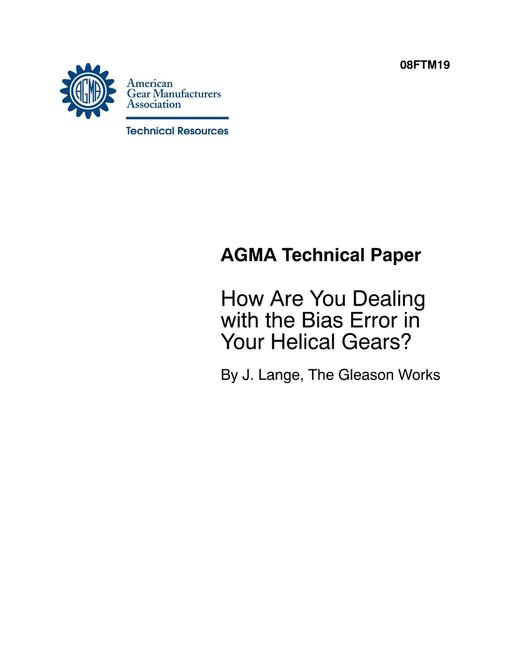 AGMA 08FTM19