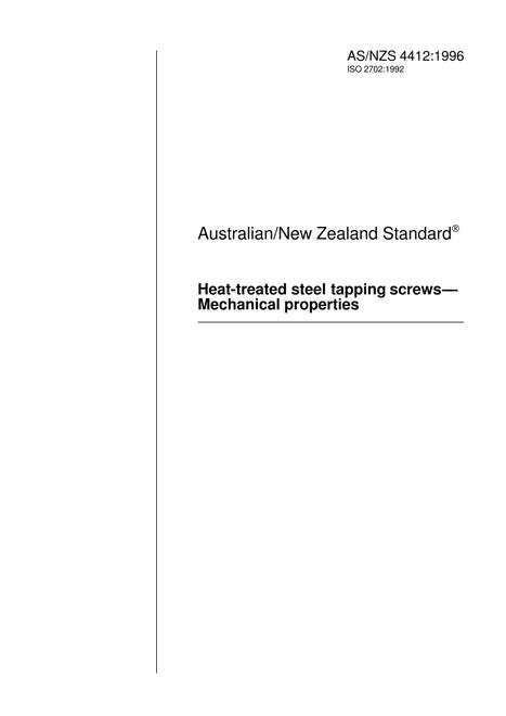 AS/NZS 4412:1996