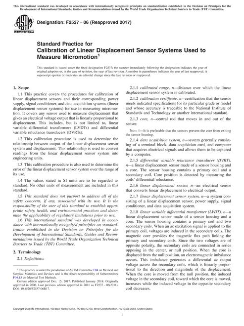 ASTM F2537-06(2017)