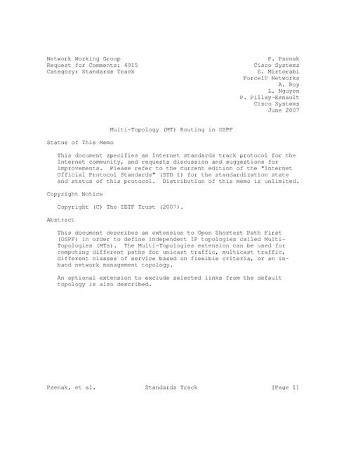 IETF RFC 4915