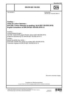 DIN EN ISO 105-E05