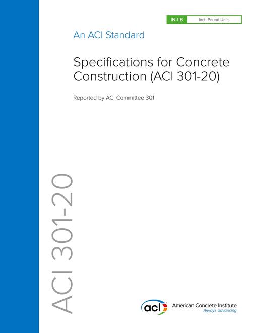 ACI SPEC-301-20