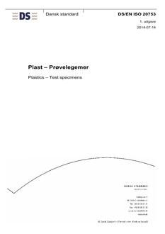 DANSK DS/EN ISO 20753