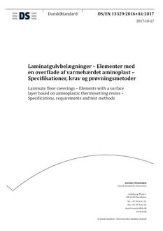 DANSK DS/EN 13329+A1