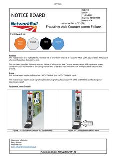 NR NB 210 ISSUE 1