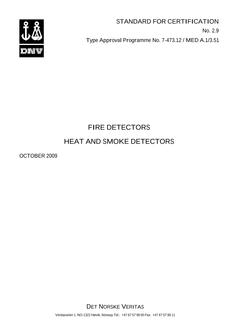 DNV DNV TAP NO. 7-473.12/MED A.1/3.51