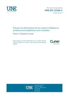 AENOR UNE-EN 13100-1