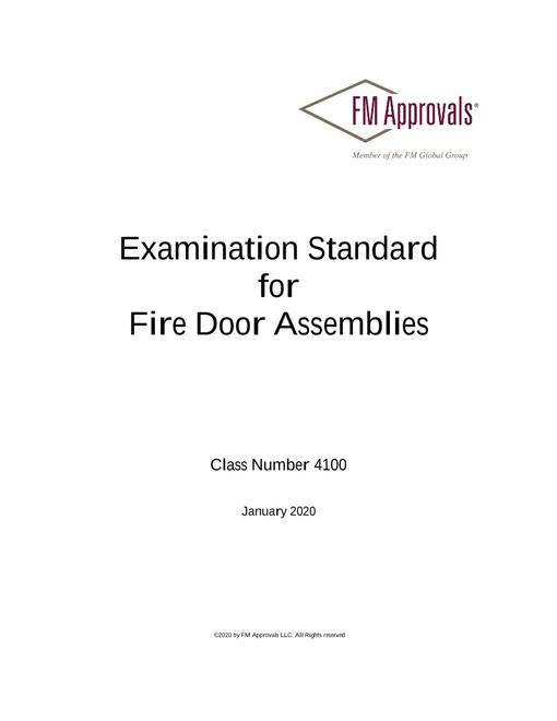 FM Approvals 4100:2020