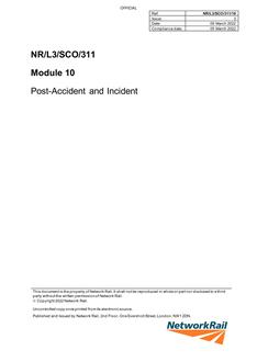 NR NR/L3/SCO/311/10 ISSUE 3