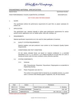 FORD WSK-M2P143-A