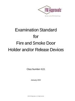 FM Approvals 4121:2022