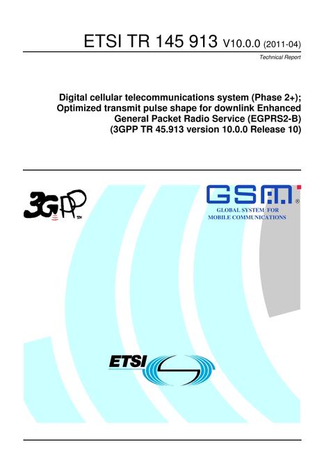 ETSI TR 145 913