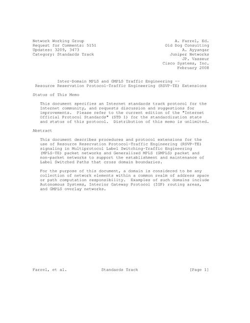 IETF RFC 5151