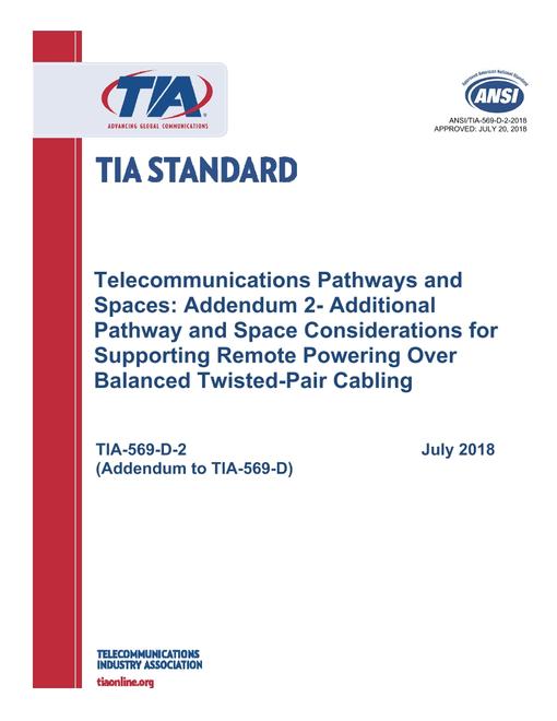 TIA ANSI/TIA-569-D