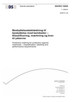 DANSK DS/ISO 16602