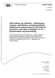 DANSK DS/EN 12542