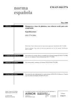AENOR UNE-EN ISO 5774