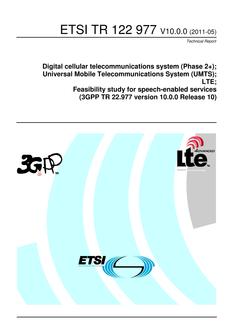ETSI TR 122 977