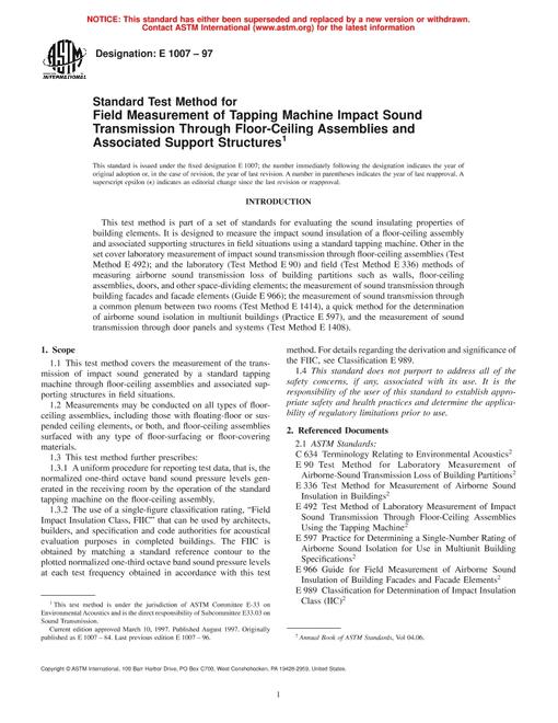 ASTM E1007-97