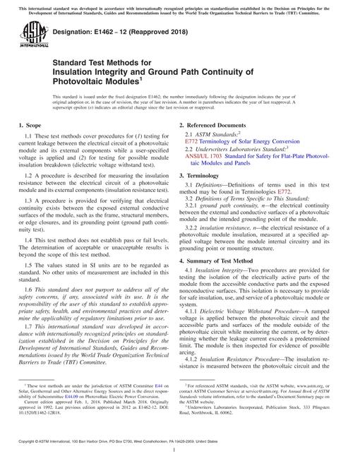 ASTM E1462-12(2018)
