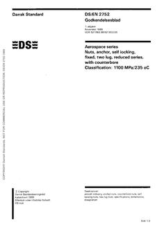 DANSK DS/EN 2752