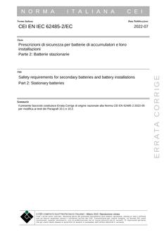 CEI EN IEC 62485-2/EC
