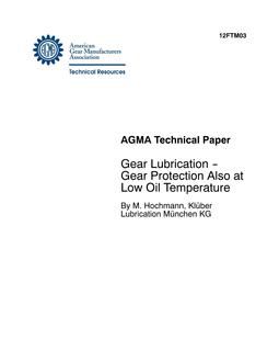AGMA 12FTM03