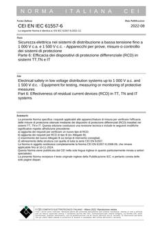 CEI EN IEC 61557-6