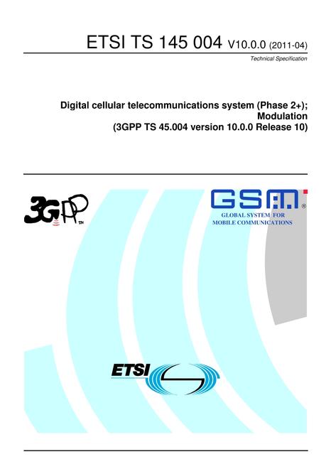 ETSI TS 145 004