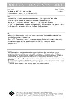 CEI EN IEC 61300-3-55