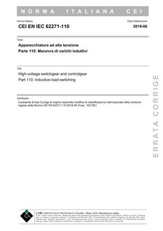 CEI EN IEC 62271-110