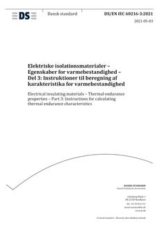 DANSK DS/EN IEC 60216-3