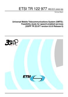 ETSI TR 122 977