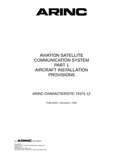 ARINC 741P1-12