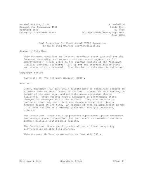 IETF RFC 4551