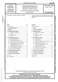 VDI VDI/VDE 2182 BLATT 1