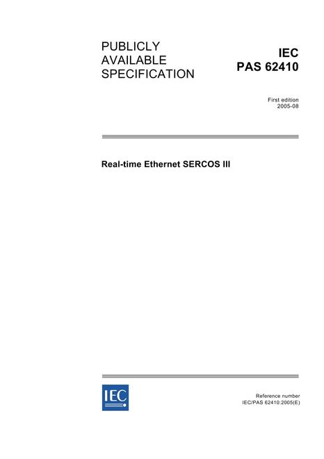 IEC/PAS 62410 Ed. 1.0 en:2005