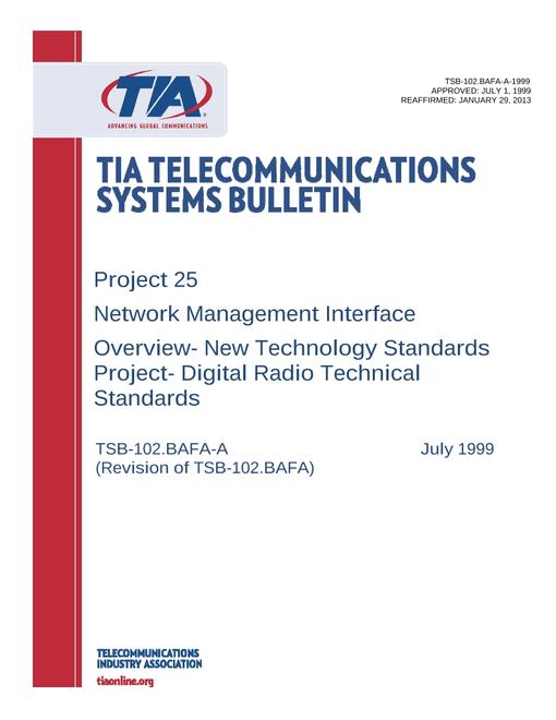 TIA TSB-102.BAFA-A