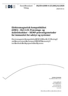 DANSK DS/EN 61000-4-25