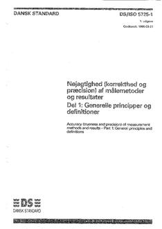 DANSK DS/ISO 5725-1