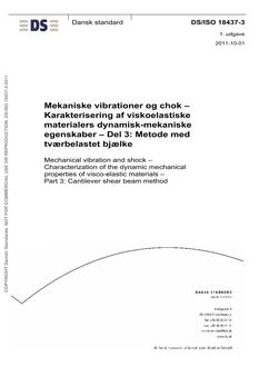 DANSK DS/ISO 18437-3