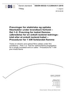 DANSK DS/EN 60332-1-2