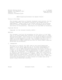 IETF RFC 4003